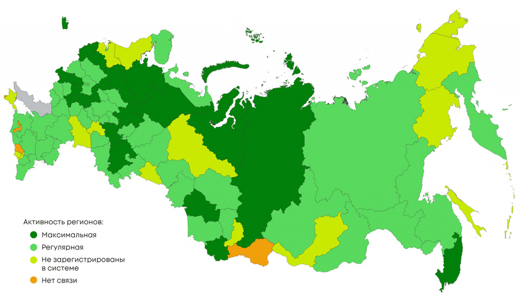 Сервис Цифровая Земля_карта охвата 2024