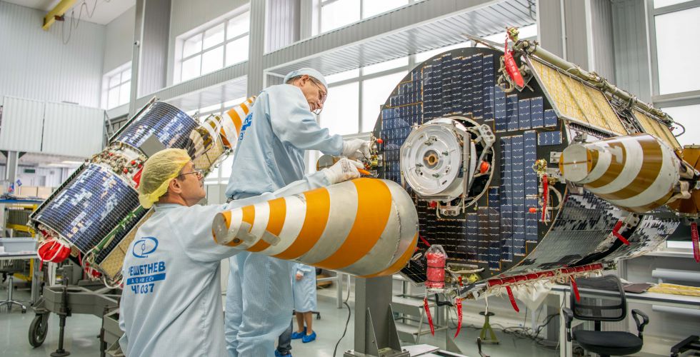Космический аппарат компании «Информационные спутниковые системы» имени академика М.Ф. Решетнева